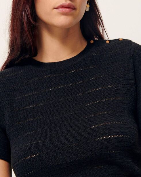 Kitty schwarzer Pullover