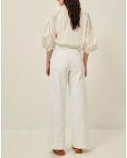 Blouse Brodée Lohafolk écrue