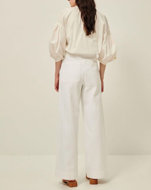 Blouse Brodée Lohafolk écrue
