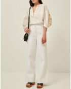 Blouse Brodée Lohafolk écrue