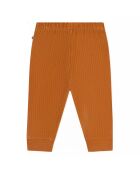 Pantalon en Velours Souple rouille