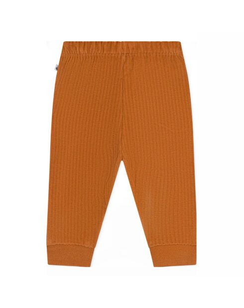 Pantalon en Velours Souple rouille