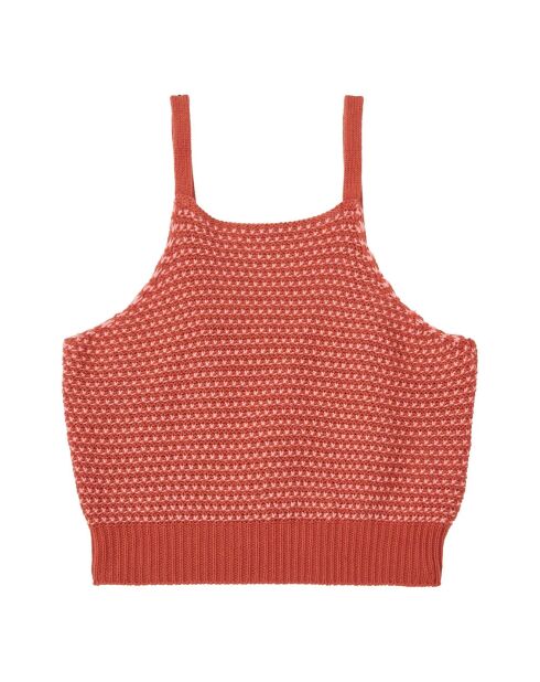 Top à Bretelles Maille rose