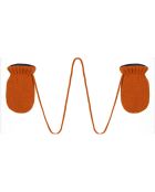 Moufles en Tricot Coton Bio orange
