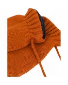 Moufles en Tricot Coton Bio orange