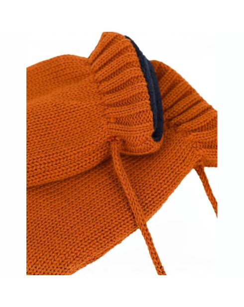 Moufles en Tricot Coton Bio orange