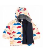 Doudoune Carolino beige/multicolore