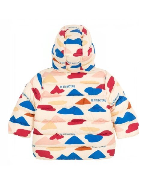 Doudoune Carolino beige/multicolore