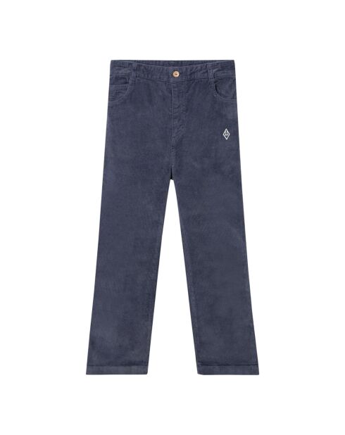 Pantalon en Velours Porcupine bleu marine