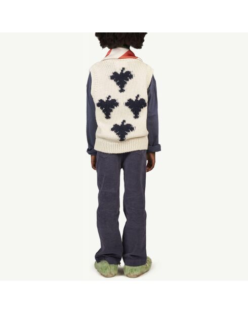Pantalon en Velours Porcupine bleu marine