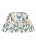 Blouse en Gaze de Coton Façon Patchwork Enfant multicolore