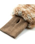 Manteau Façon Fourrure Ethan camel