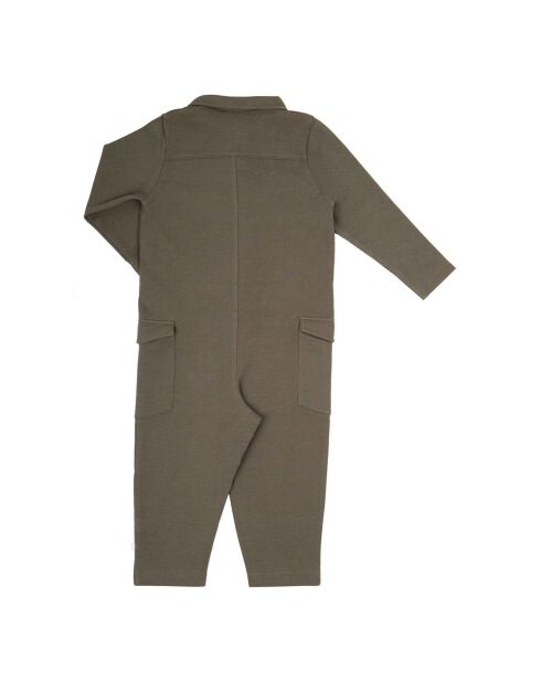 Combinaison en Coton Bio E-Suit verte kaki