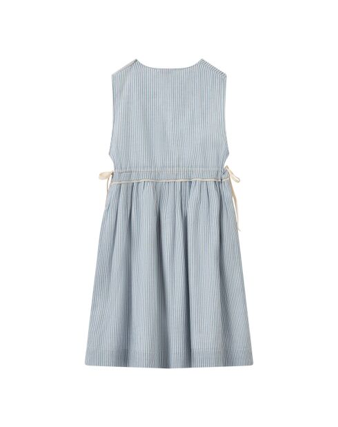 Robe Rayée Colima bleue