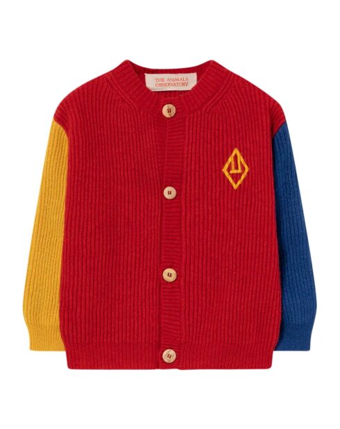 Gilet en Laine mélangée Toucan rouge