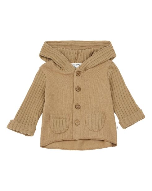 Gilet en fourrure Elliot camel