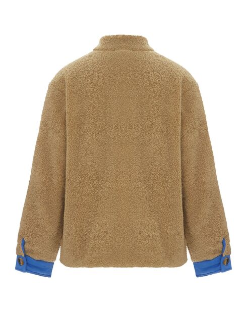 Veste Façon Fourrure Elsa noisette