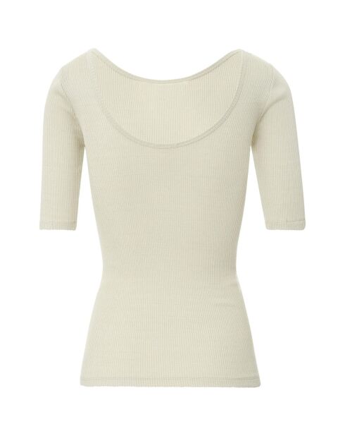 T-Shirt Soie mélangée Gym gris clair