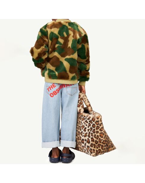 Veste en Laine mélangée Militaire verte