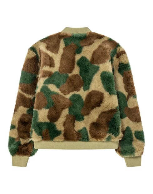 Veste en Laine mélangée Militaire verte