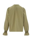 Blouse en Coton Hilma vert kaki