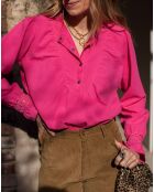 Blouse en Coton Hilma rose