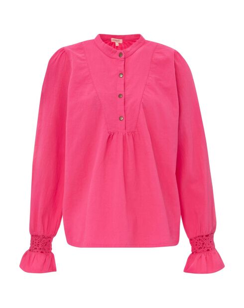 Blouse en Coton Hilma rose