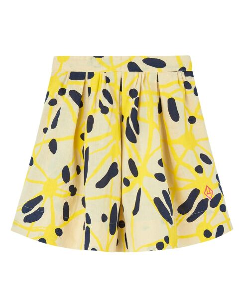 Jupe en Lin mélangée Salamander jaune