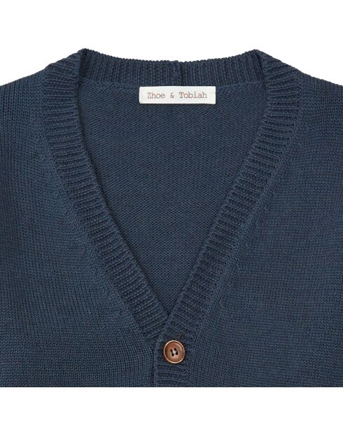 Cardigan gris anthracite