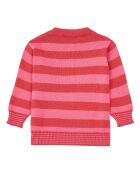 Pull rayé rose