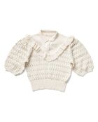 Pull Coton Pima Bio Ajouré Nancy ecru