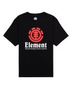 T-shirt Vertical noir