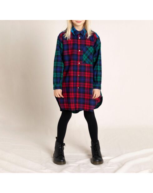 Robe Darcy rouge/vert