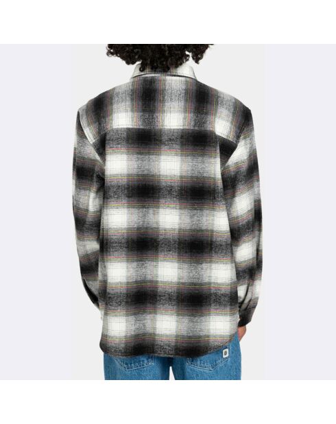 Sur-Chemise Hueco Sherpa  blanc/noir