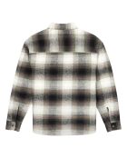 Sur-Chemise Hueco Sherpa  blanc/noir