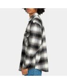 Sur-Chemise Hueco Sherpa  blanc/noir