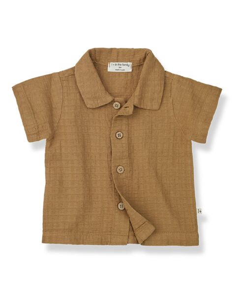 Chemise Manches Courtes David camel