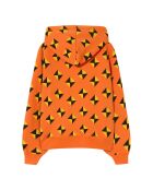Hoodie Beaver Losange orange