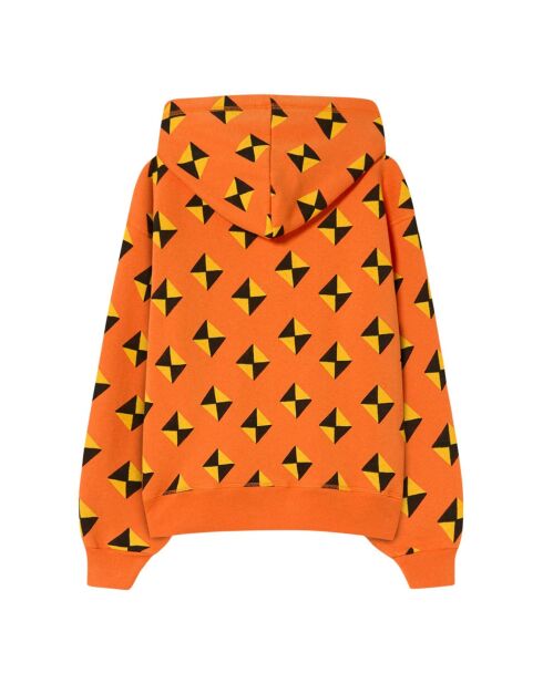 Hoodie Beaver Losange orange