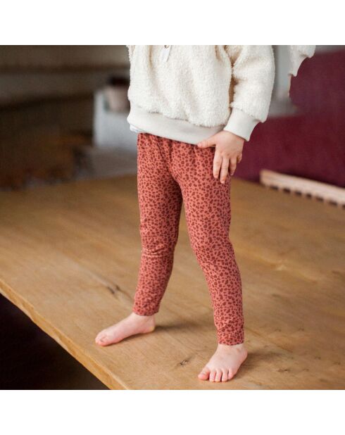 Legging Léopard Mikky rose