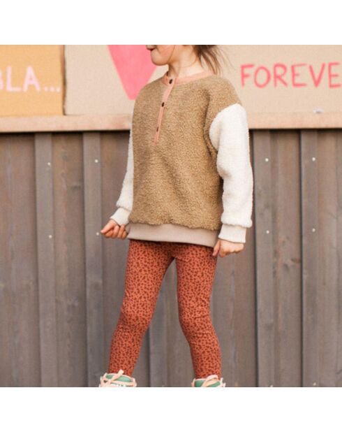 Legging Léopard Mikky rose