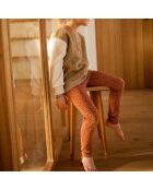 Legging Léopard Mikky rose