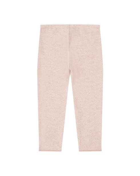 Legging en Maille Lurex rose
