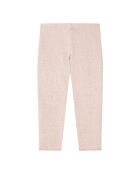 Legging en Maille Lurex rose