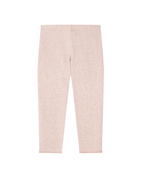 Legging en Maille Lurex rose