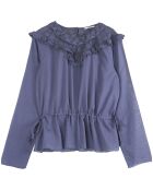 Blouse Dentelle bleue