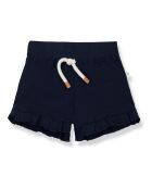 Short à volants Maixa bleu marine