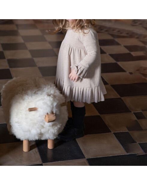 Robe Maille Lurex beige