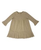 Robe Maille Lurex beige