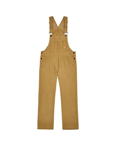 Beigefarbener Cord-Overall Yala